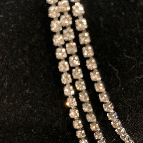 Handmade Swarovski 27004 3 Layer Crystal Necklac - Picture 4 of 7